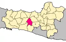 Location within Central Java