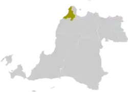 Location within Banten