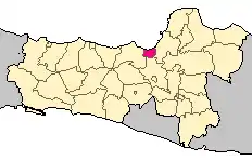 Location within Central Java