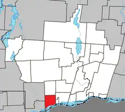 Location within Papineau RCM