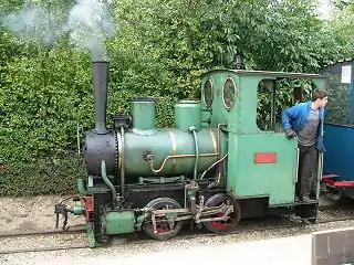 Decauville 0-4-0 wt steam locomotive, Hauts-de-Seine,  France