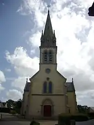 The church in Locqueltas