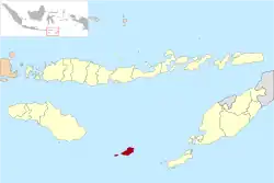 Location of Savu Island in East Nusa Tenggara Province