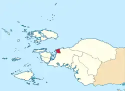 Location in Southwest Papua