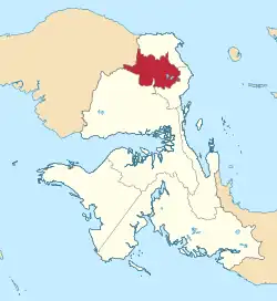 Location in West Papua