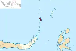 Location within North Sulawesi