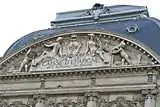 Frontispiece on the Caisse d'Épargne building, Marseille