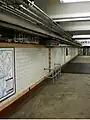 Mezzanine level (near the Lombard Street exit). This is the last station that uses the 1928/1930 tilework that was used on the stations north of Broad Street.