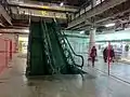 Londonderry Mall escalator being taken down in January 2015.