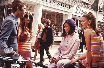 Image 32Young people in Carnaby Street in 1966 (from History of London)