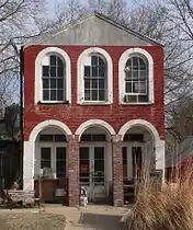 The Lone Tree Saloon in Brownville, Nebraska. Built in c.1868.