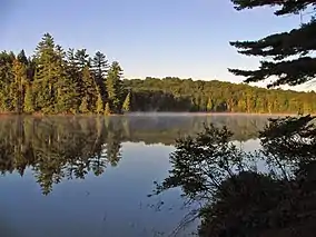 Long Pond in the Saint Regis Canoe Area