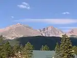 Mount Meeker (left) and Longs Peak (right)