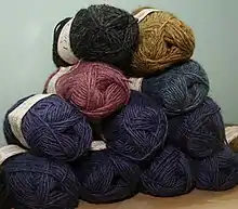 Lopi Yarn pile