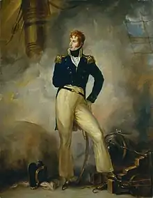 The 10th Earl of Dundonald, inspiration for Patrick O'Brian's protagonist Jack Aubrey; served in Halifax (1848–51)