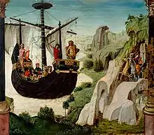 Image 86The Argo (c. 1500 – 1530), painting by Lorenzo Costa (from List of mythological objects)