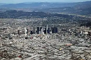 Picture of Downtown Los Angeles from the air