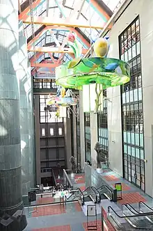 Interior of a large hall in Los Angeles Central Library