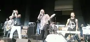 Lostprophets performing in July 2012