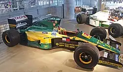 A Lotus 102D from 1992 in display