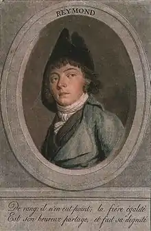 Louis Reymond, vaudois revolutionary and leader of the Bourla-papey, c. 1798