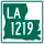 Louisiana Highway 1219 marker