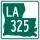 Louisiana Highway 325 marker