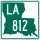 Louisiana Highway 812 marker