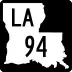 Louisiana Highway 94 marker