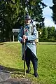 Historical reenactment near the Verdun battlefield