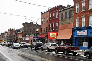 View of Liberty Avenue in Bloomfield.