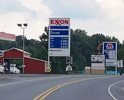 Roadside scene in Cana, near the North Carolina state line