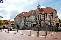 The marketplace with the old City Hall