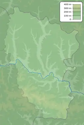 Maloriazantseve is located in Luhansk Oblast