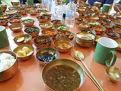 Lunch at a restaurant in Kaesong