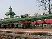 The Lüshun train station, built during the period of Russian control