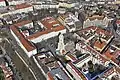 Aerial view of the church