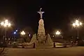 Memorial in the night.