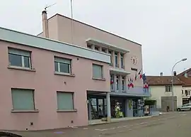 The town hall in Mélisey