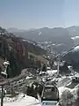 Mühlbach am Hochkönig as seen from the Karbachalm gondola