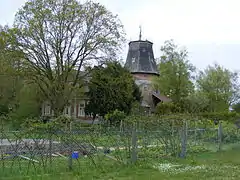 Tower of the windmill of the locality of Frankenburg