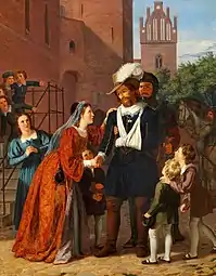 Herluf Trolle Returns to Herlufsholm School (1832)