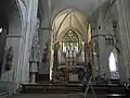 View of the organ in the south arm of the east transept