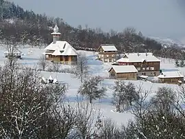 Dormition of the Theotokos orthodox monastery in Rona de Sus