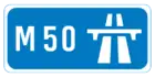 M50 motorway shield}}