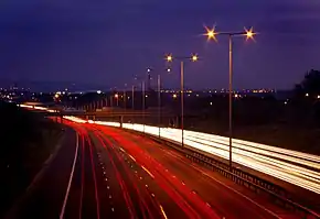 Image 48The M60 motorway, seen here at Failsworth, is an orbital motorway in Greater Manchester. (from Greater Manchester)