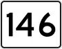 Route 146 marker