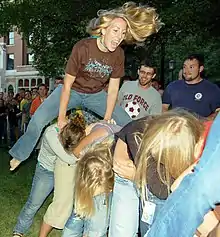 Young adults playing (Chicago 2006)