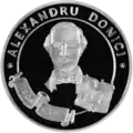 Alecu Donici on a Moldovan coin