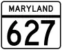 Maryland Route 627 marker